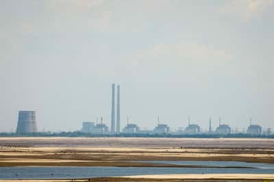 Image for IAEA says drone damaged equipment at Zaporizhzhia nuclear plant in Ukraine