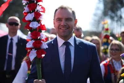 Image for Polish nationalist opposition presidential candidate attends White House event