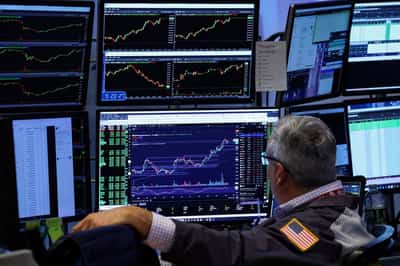 Image for Trading Day: Tech, the lone cloud on sunny Wall Street