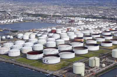 Image for Oil rises 1% on softer dollar, US braces for hurricane hit