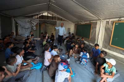Image for Gaza students return to in-person schooling for first time in three years
