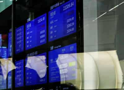Image for Stocks mixed, dollar gains after robust inflation, jobs data