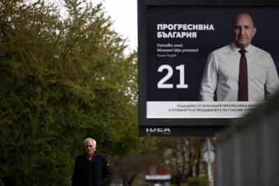 Image for Bulgaria's pro-Russian former president leads election race on anti-graft ticket