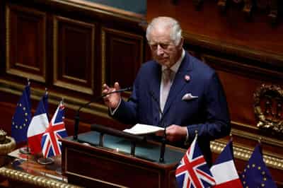 Image for King Charles calls for new Franco-British entente for sustainability