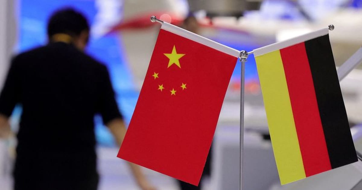 German coalition parties seek tougher EU action against China, paper shows