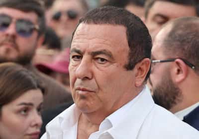 Image for Armenian opposition leader charged with fraud to be held for two months