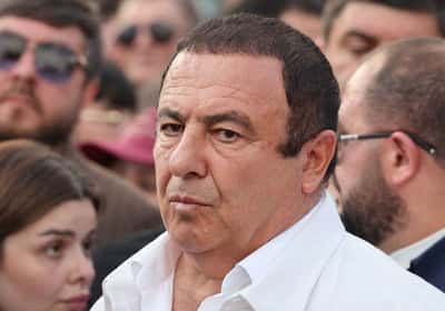 Image for Armenian opposition leader charged with fraud to be held for two months