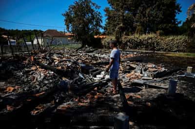 Image for 'There's nothing left': French wildfire survivors return to burnt homes