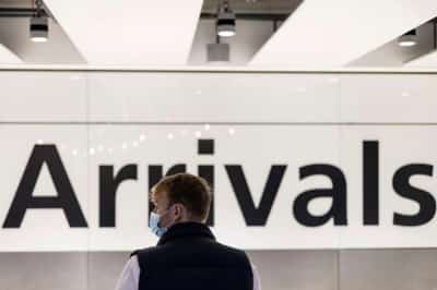 Image for China arrivals in UK next week will not face compulsory COVID tests -Independent