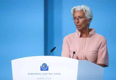 Image for ECB&#8217;s Lagarde flags bottlenecks, energy and virus as key risks