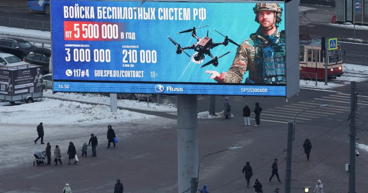 Russia Offers Big Financial Incentives to Students for Drone Forces