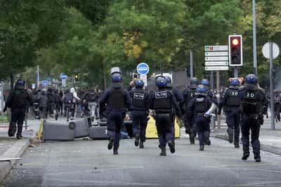 Image for About 400 French schools closed as some student protests turn violent