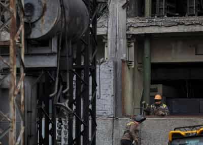 Image for Ukrainian energy workers in endless race to repair damage from Russian strikes