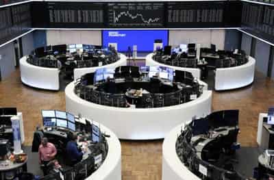Image for European shares hit nine-month high on upbeat cues from Fed’s Powell