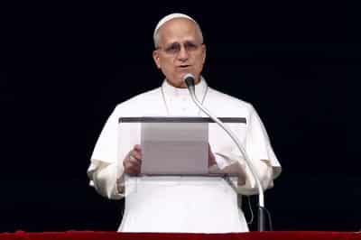 Image for As Iran conflict rages, Pope Leo asks God to help leaders renounce war