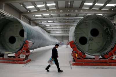 Image for Euro zone factory downturn eased in May, PMI shows
