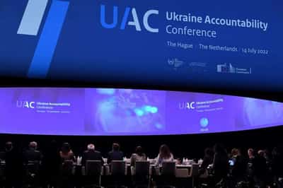 Image for Forty-five nations pledge to coordinate evidence of war crimes in Ukraine