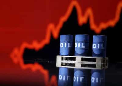 Image for US crude futures climb back into positive territory