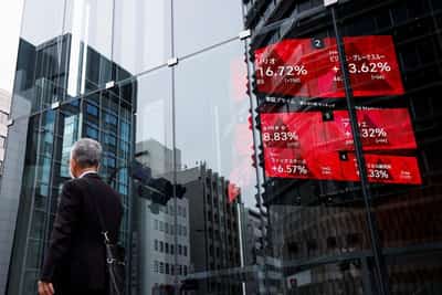 Image for S&P 500, Nasdaq post record closes, Nvidia closing valuation $4 trillion
