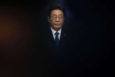 Image for Lee Jae-myung, frontrunner for South Korea president, wins party primary