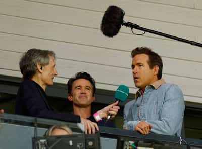 Image for Soccer-Reynolds and McElhenney set for candid Wrexham commentary