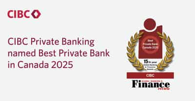 Image for CIBC Private Banking wins four 2025 Global Banking & Finance Awards