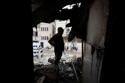 Image for Israeli airstrike kills family of six in Gaza, medics say