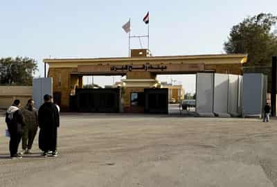 Image for Slow movement at Gaza border after Israel reopens Rafah crossing