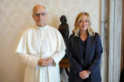 Image for Italy's Meloni backs Pope Leo in clash with Trump