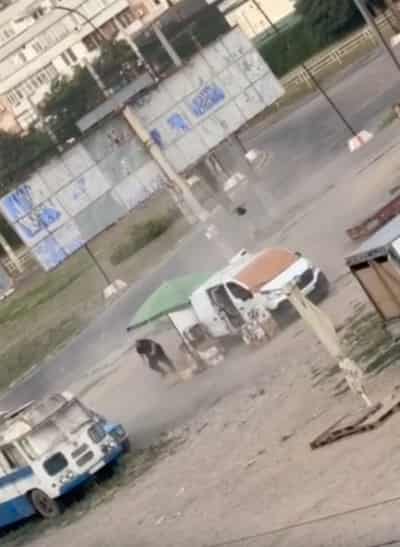 Image for Ukraine accuses Russia of war crime after video shows drone hunting market vendor