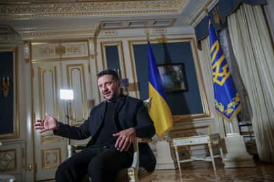 Image for Russia to intensify strikes on Ukraine after Zelenskiy interview
