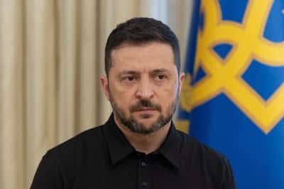 Image for Zelenskiy says Russia's gasoline supplies may be down by a fifth after Ukrainian attacks