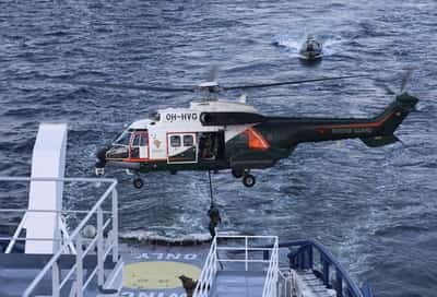 Image for Finland practices ship boardings at sea to stop undersea sabotage