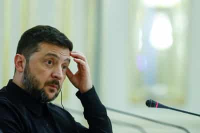 Image for Ukraine to begin limited weapons exports in November, Zelenskiy says
