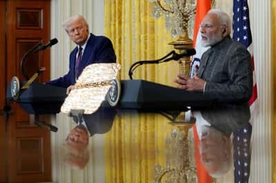 Image for US and Indian top diplomats discuss Russia sanctions bill signed by Trump