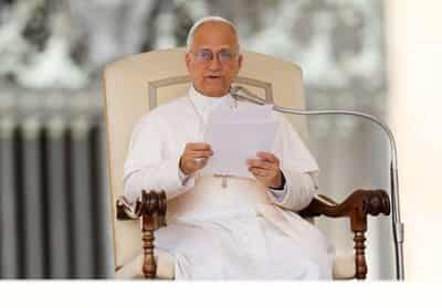 Image for Pope decries 'unacceptable' plight of Palestinians in Gaza, urges truce
