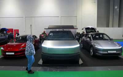 Image for Tesla almost halves UK monthly lease fee as sales slump, The Times reports