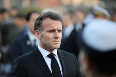 Image for Macron says it is unrealistic to open Hormuz Strait by force