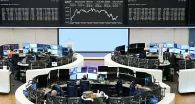 Image for European shares dip as Middle East caution lingers