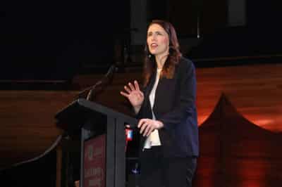 Image for New Zealand PM Ardern takes COVID-19 test after reporting sick