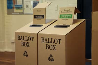 Image for Australians vote in national election with their sights on Trump, living costs