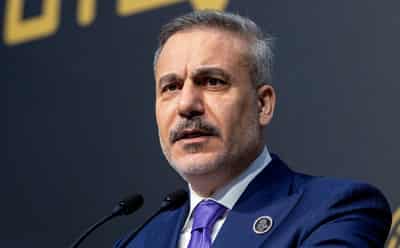 Image for Turkey's foreign minister to visit Britain for talks on Iran, Ukraine, source says