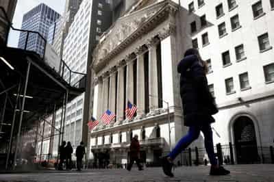 Image for Shares slide as Nasdaq tumbles, dollar edges higher