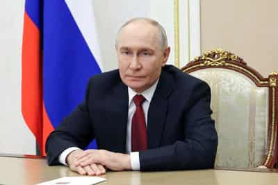 Image for Putin says Ukraine interfering in Russian parliamentary election
