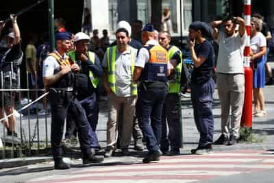 Image for Several feared dead in fire at Brussels construction site, VRT reports