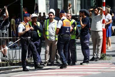 Image for Several feared dead in fire at Brussels construction site, VRT reports