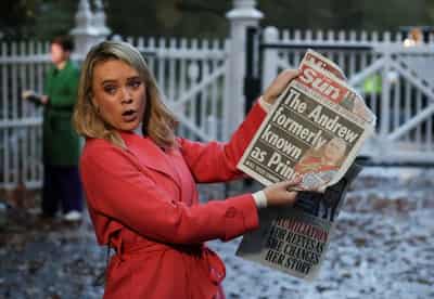 Image for Andrew's banishment from royal life welcomed by politicians, press in UK