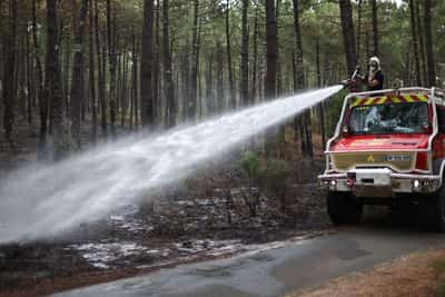 Image for Wildfires ease near Bordeaux and Madrid, bringing respite