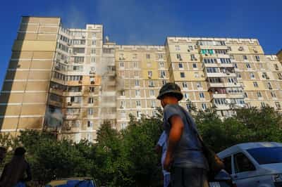 Image for Russia says it struck military infrastructure, vessels in Ukraine