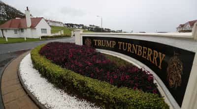 Image for Prosecutors say seven charged with damaging Trump Scottish golf course had 'terrorism connection'